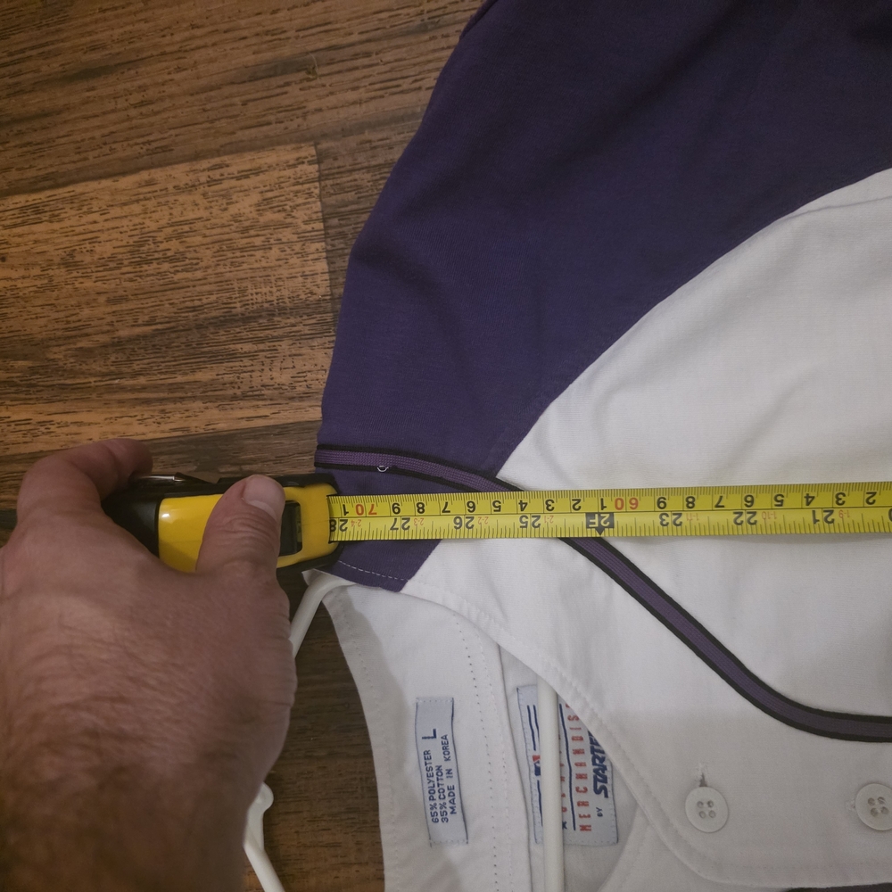 Vintage Starter Colorado Rockies Purple MLB Jersey – 90s Y2K Streetwear Fit S/M - Picture 3 of 10
